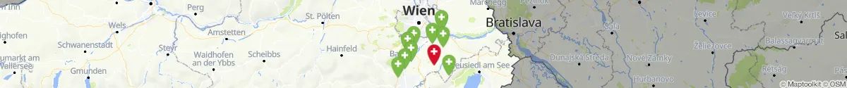 Kartenansicht für Apotheken-Notdienste in der Nähe von Reisenberg (Baden, Niederösterreich)